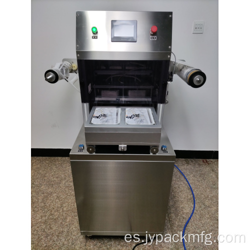 Nueva máquina de sellado de bandeja de plástico de gas de nitrógeno tipo